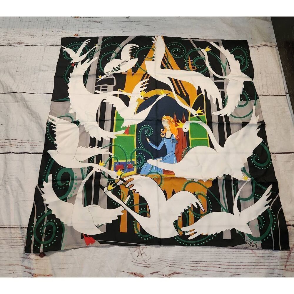 Mila & Such Silk Hush‎ Fairytale Scarf Rare